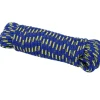 Rep 6 mm x 15 meter blått/gult
