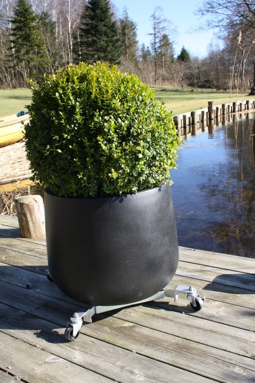 Rullevogn til parasollfot og krukker - Garden®