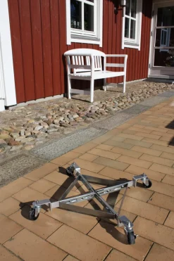 Rullevogn til parasollfot og krukker - Garden®