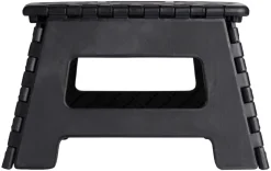 Sammenleggbar krakk svart 32 x 25 x 22 cm