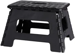 Sammenleggbar krakk svart 32 x 25 x 22 cm