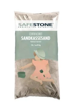 Sandkassesand sertifisert 15 liter/25 kg