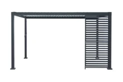 Sidepanel med justerbare lameller til pergola 4 meter - Outfit