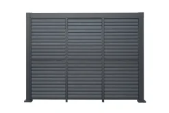Sidepanel til pergola m/lameller - Outfit