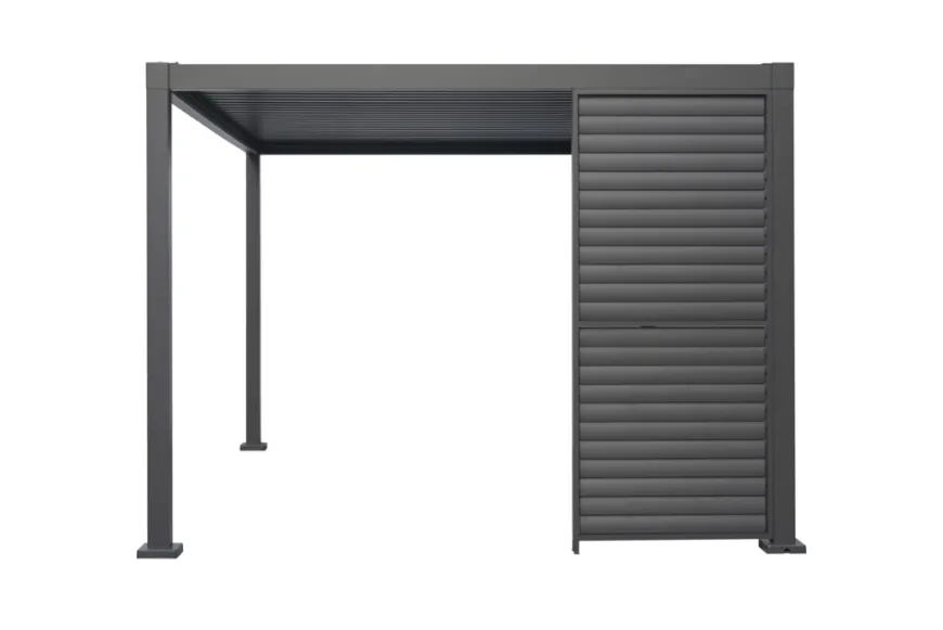 Sidepanel til pergola m/lameller - Outfit