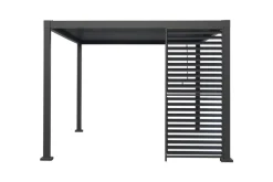 Sidepanel til pergola m/lameller - Outfit