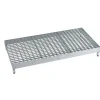 Skraperist galvanisert stål 80 x 40 cm