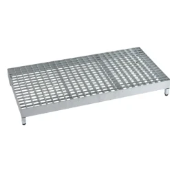 Skraperist galvanisert stål 80 x 40 cm
