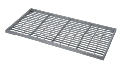 Skraperist galvanisert stål 80 x 40 cm