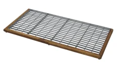 Skraperist stål m/trekant 80 x 40 cm