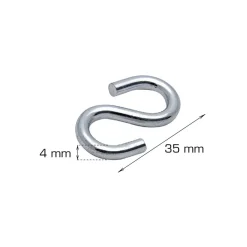 S-krok 4 mm - 4 stk.