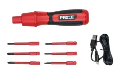 Skrumaskinsett VDE akku 4 V – PRIZE