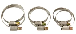 Slangeklemmer mix 1"- 1 1/4" - 1 1/2" - 6 stk.