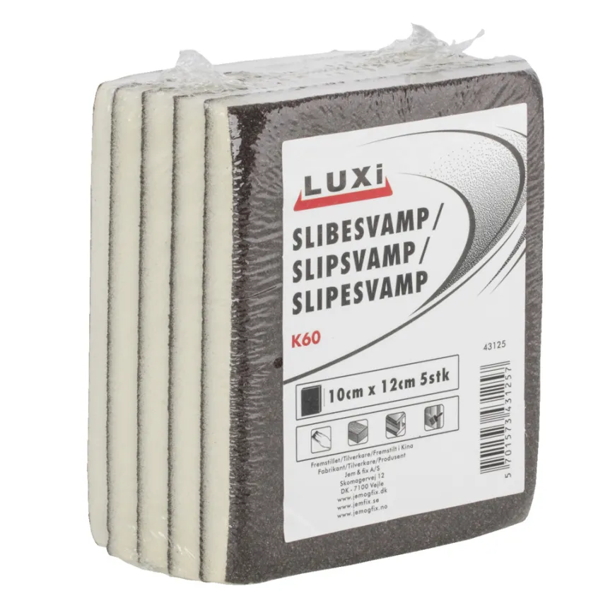 Slipesvamp korn 60 - 10 x 12 cm - 5 stk.