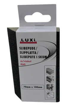 Slipesvamp m/vinkel korn 60, 70 x 100 mm - Luxi