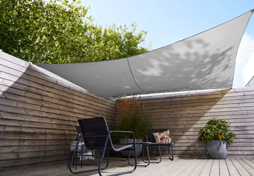 Solseil Alba firkantet 3,6 x 3,6 meter - Sunlife®