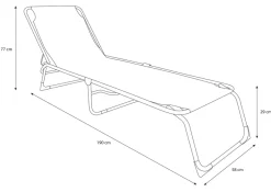 Solseng Berlin m/3 posisjoner - Sunlife®