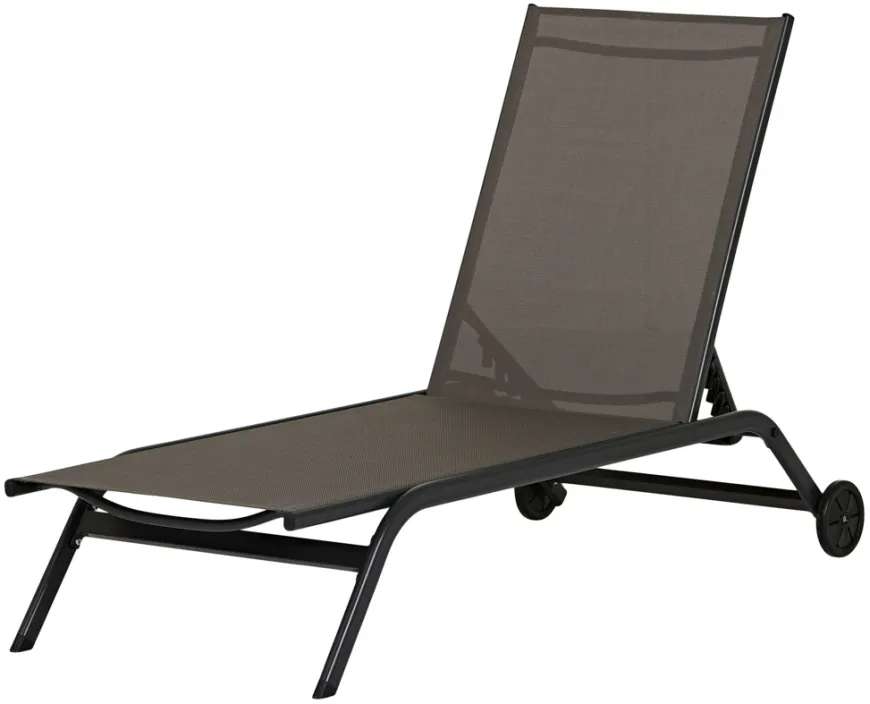 Solseng Lima svart/grå 190,8 x 67 x 30 cm - Sunlife®