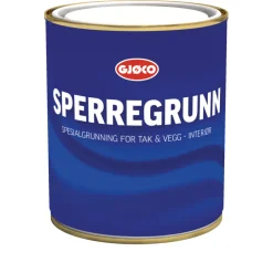Sperregrunn hvit base 0,68 liter - Gjøco