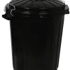 Søppelbøtte m/lokk 70 liter Curver