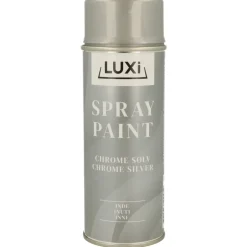 Spraymaling chrome sølv blank 400 ml - Luxi