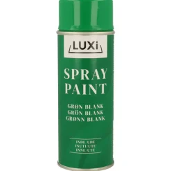 Spraymaling grønn blank 400 ml - Luxi
