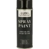 Spraymaling svart blank 400 ml - Luxi
