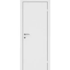 Stabil hvitmalt dør - 82,5 x 204 cm