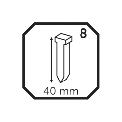 Stifter til spikerpistol 40 mm - 5000 stk.