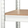Stålreol galvanisert m/5 hyller - 90 x 180 x 45 cm