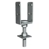 Stolpesko justerbar 70-78 mm 3"