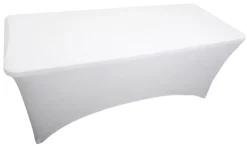 Strekkduk Iowa til sammenleggbart bord 180 cm hvit - Sunlife®