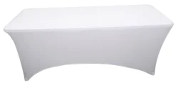 Strekkduk Iowa til sammenleggbart bord 180 cm hvit - Sunlife®