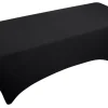 Strekkduk Iowa til sammenleggbart bord 180 cm svart - Sunlife®