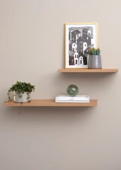 Svevehylle MDF trefolie 38 x 20 cm