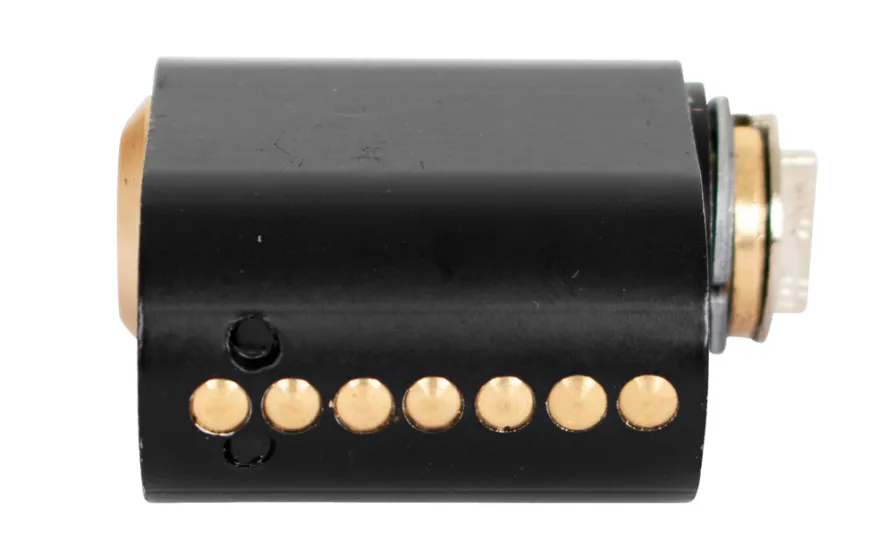 Sylinder oval 7-stift matt svart