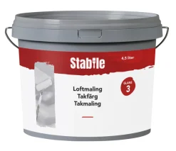 Takmaling glans 3 hvit 4,5 liter - Stabile