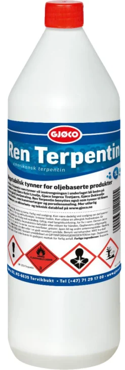 Terpentin 1 liter - Gjøco