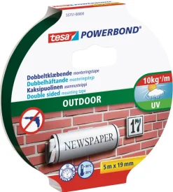Tesa Powerbond Outdoor monteringstape 19 mm x 5 meter