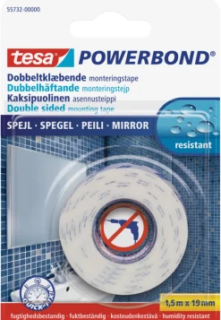Tesa Powerbond Speil monteringstape 19 mm x 1,5 meter