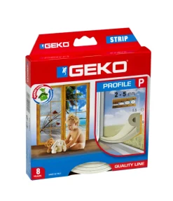 Tetningslist P-profil - 9 x 5,5 mm - 6 m