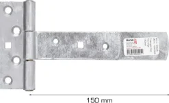 T-hengsel galvanisert 150 mm