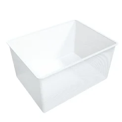 Trådkurv 535 x 410 x 285 mm hvit - Integri