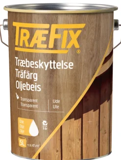 Træfix oljebeis transparent klar 5 liter