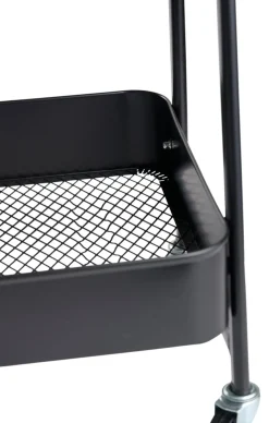 Trillebord med 3 hyller svart 44 x 30 x 79 cm - DAY