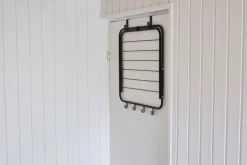Tørkestativ til dør - svart