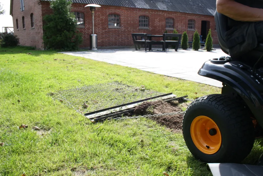 Trolla planer til plentraktor 120 x 150 cm