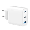USB/USB-C lader 3 uttak 65 W