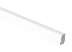 Vaskelist plast hvit – 15 x 22 x 3000 mm