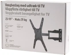 Veggfeste til TV uttrekk/vipp 23-55"
